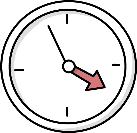 picto pour décrire le gain de temps